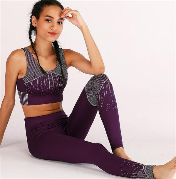 Moisture wicking yoga set