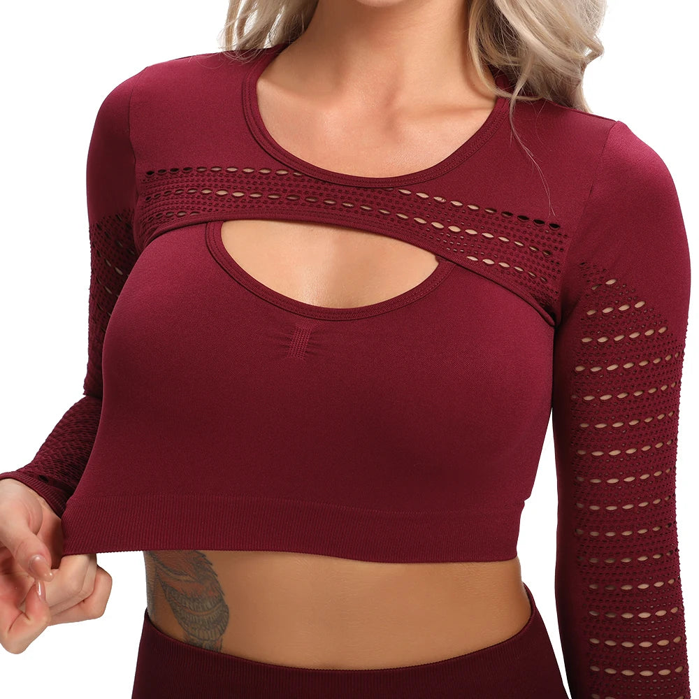 Long Sleeve Workout Tops for Women
