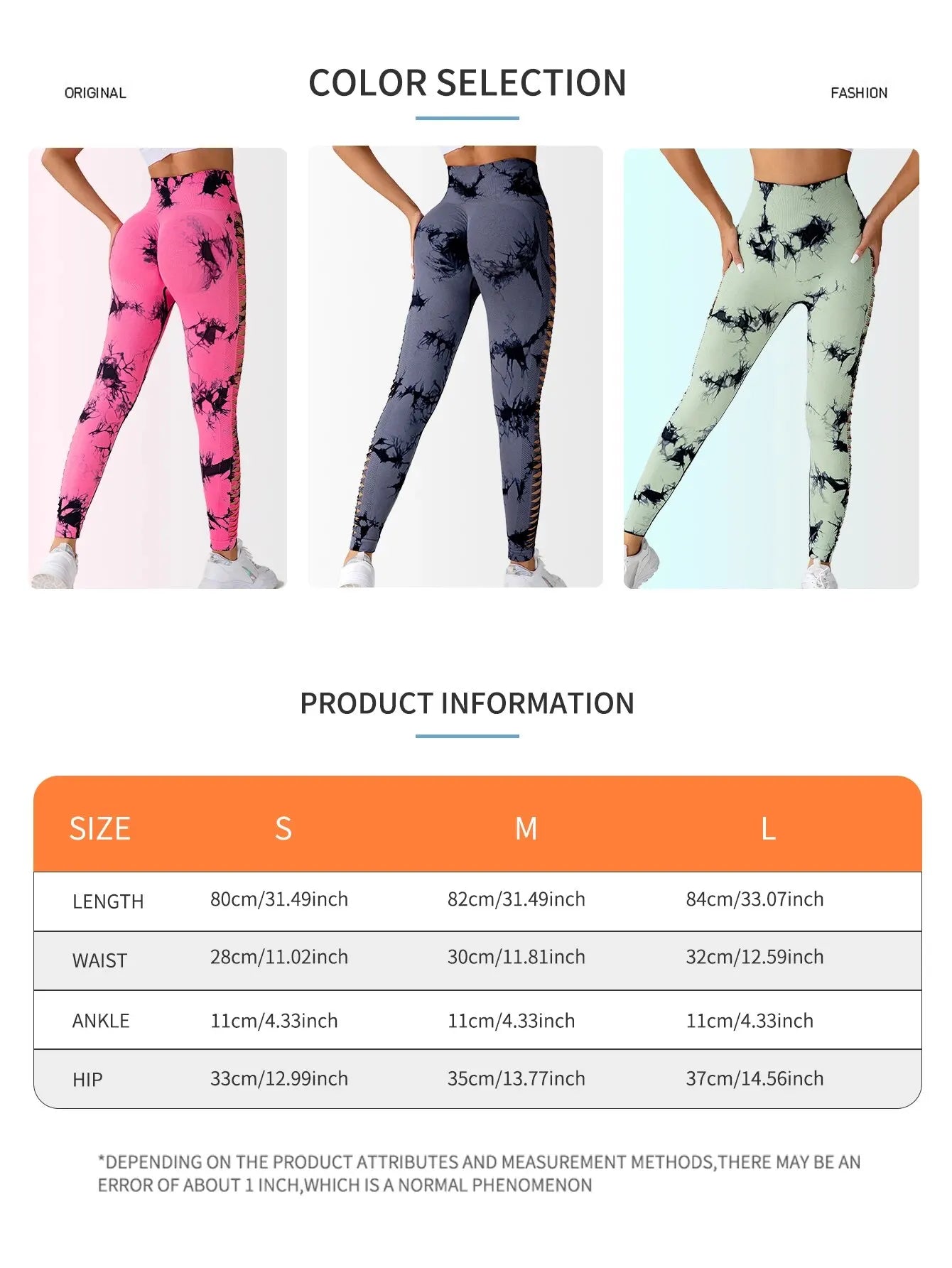Woma Yoga Trendy Tie Dye Yoga Tights Seamless High Stretch Tummy Control Gym Leggings Seamless Tie Dye Leggings 2023 New