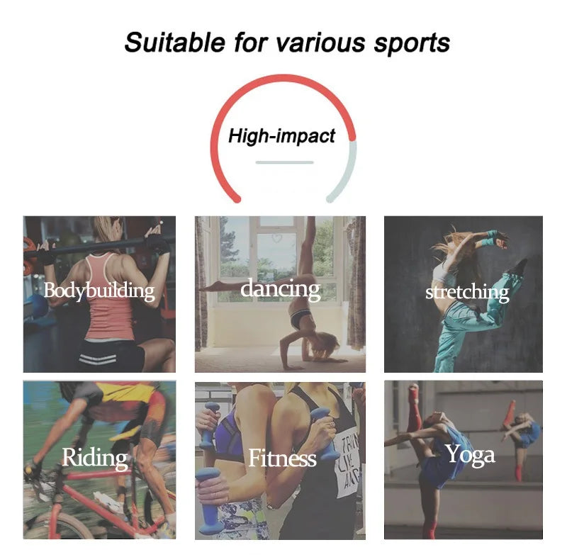 Solid Color U-Shaped Multi-Strap Cross Back Women Fitness Sports Bra