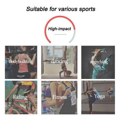 Solid Color U-Shaped Multi-Strap Cross Back Women Fitness Sports Bra